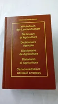 Comprar Diccionarios De Agricultura De Haensch Haberkamp