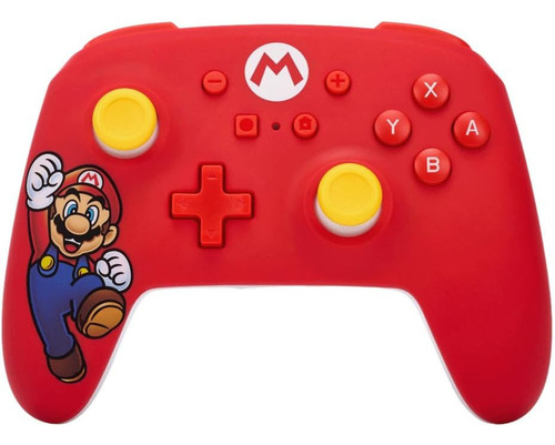 Control Inalámbrico Powera Para Nintendo Switch - Mario Color Rojo