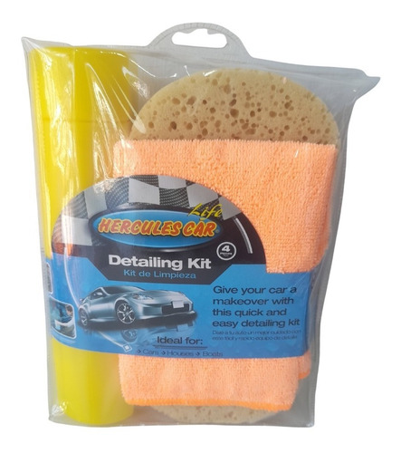 Kit Limpieza Para Carro Microfibra
