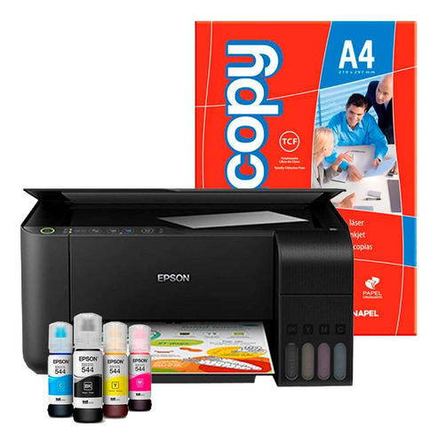 Impresora Multifunción Epson L3210 Sist Cont Tintas + Resma