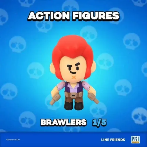 Figura De Acción P.m.i. Brawl Stars Colt De La Colección De