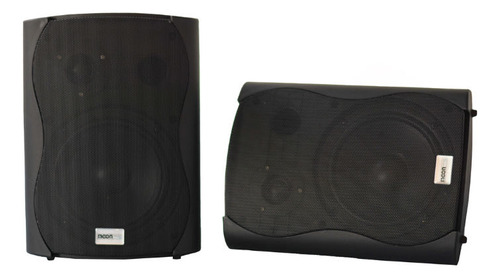 Par De Bafles Moon Torch6w Música Funcional 30w 6.5 Pulgadas Color Negro