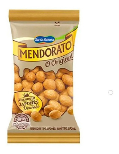 Amendoim Japonês Dourado Original 27g Mendorato Santa Helena