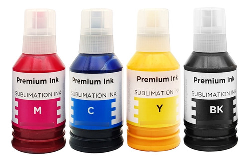 Tinta Para Sublimar Sublimación Ecofit F170 4 Colores Cmyk 