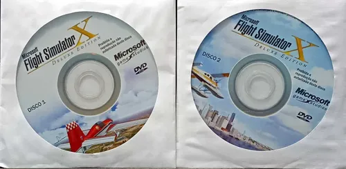 Microsoft Flight Simulator X Deluxe Edition Windows Cd Rom