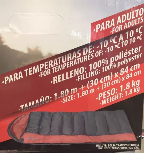 Bolsa Para Dormir Sleeping Térmico Hasta -10°c