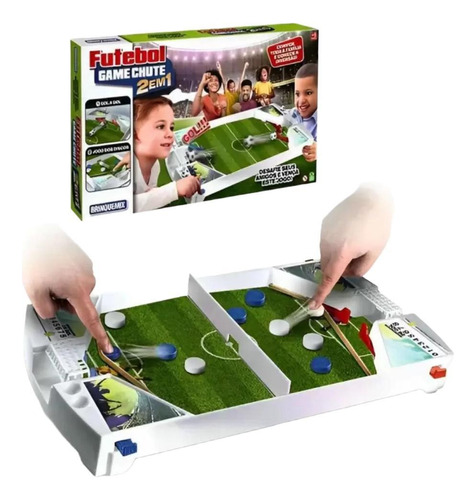 Brinquedo Futebol Game 2 Em 1 Gol A Gol Jogo Disco Infantil