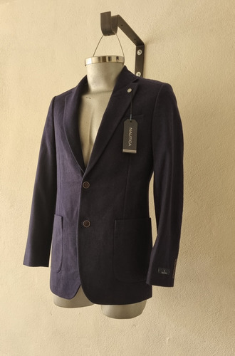 Blazer De Lana Saco Nautica Corte Fit Hombre Talla 38 / Xl