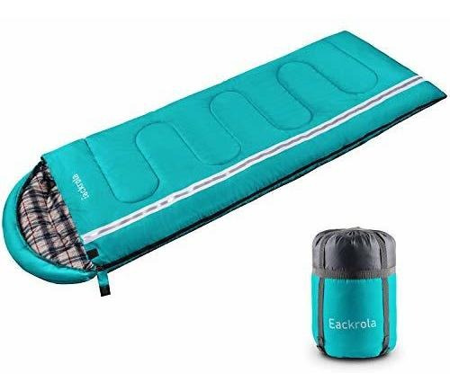 Eackrola Saco De Dormir, Ligero, Impermeable, Cálido Y Fresc