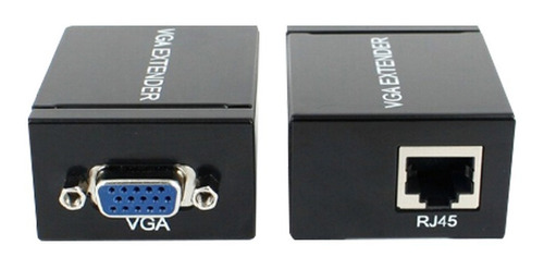 Imagen 4 de 4 de Cable Vga Prolongador Vga Por Utp Extensor Rj45 Hasta 60m