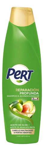  Pert, Shampoo 2 En 1, Olivo Y Aguacate, 400 Ml