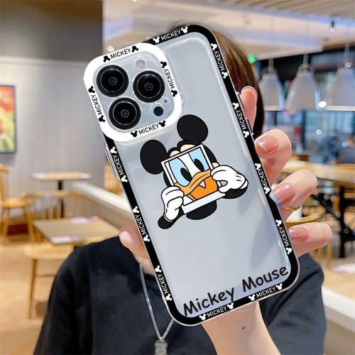 Funda De Teléfono Mickeys Minnies Mouse Para iPhone 15, 14,