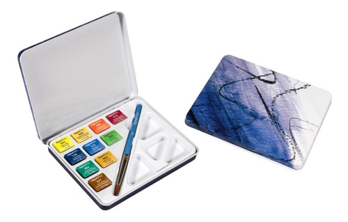 Acuarela Profesional Daler Rowney Aquafine Lata X 10 Colores