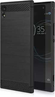 Funda Fiber Carbon Para Sony Xperia Xa1 Plus