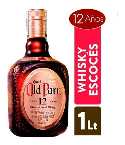 Old Parr Scotch 12 Años 0 escocés 1000 mL
