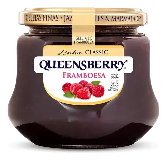 Pote Geleia Queensberry Classic Framboesa