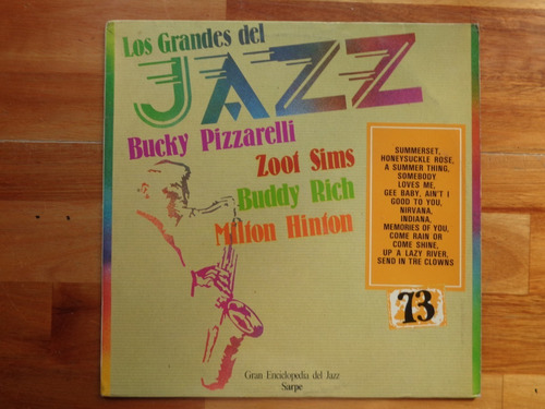 Vinilo Los Grandes Del Jazz N° 73  Impecable