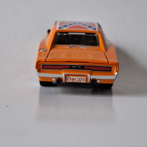 Dodge Charger R/t 1970 Custom General Lee Dukes Hazzard 1/36 Color Naranja