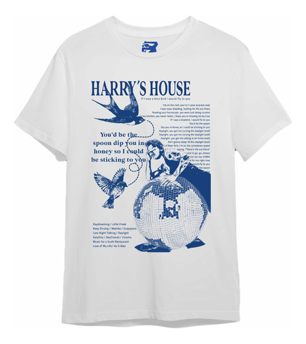 Remera Harry Styles Harrys House - Van Gogh Uy