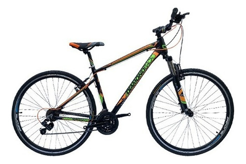 Bicicleta Diamond Back Trace R700 Color Negro/naranja/verde Tamaño Del Cuadro 18