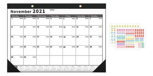 Calendario De Escritorio Organizador Mensual De La Agenda