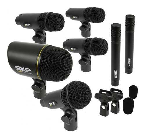 Micrófonos SKP DMS-7 Kit de 7 micrófonos para batería