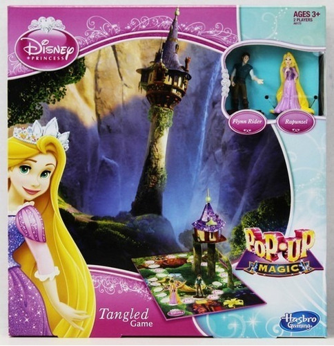 Juego Mesa Princesas Pop Up Rapunzel Torre Magica