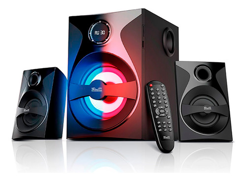 Sistema De Sonido 2.1 Klip Xtreme Kws-640, BluFusion, Bluetooth, NFC, USB, Aux, Fm, 56w Rms