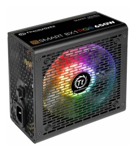 Fuente de poder para PC Thermaltake Technology Smart BX1 RGB Series SP-650AH2NKB 650W  black 100V/240V