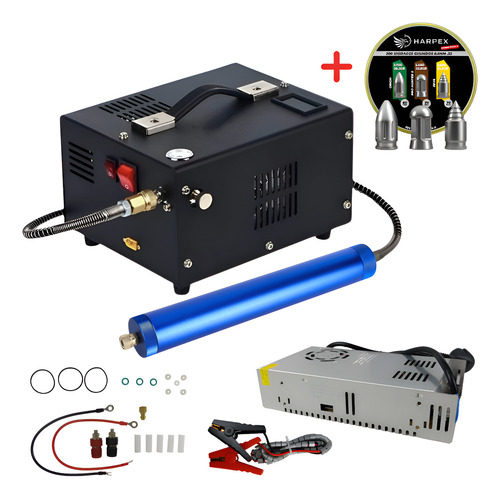 Compressor Elétrico Portatil Pcp 110v/220v 300bar C/ Filtro