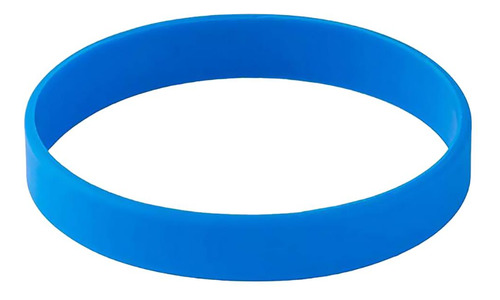 4 X 15pcs / Lot Muñequeras De Goma Deportiva Elástica Azul