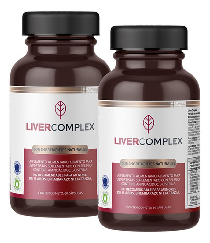 Depurador Hígado Liver Complex Protector Para 2 Meses