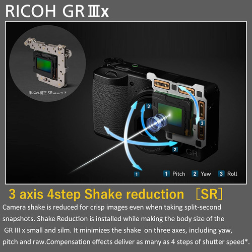 Ricoh Gr Iiix, Negro, Cámara Compacta Digital Con Sensor