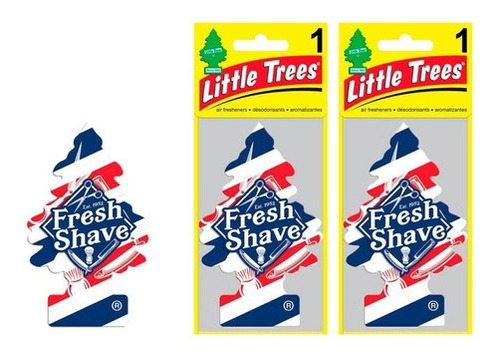 2 Little Trees Aromatizantes Carros E Ambiente Fresh Shave