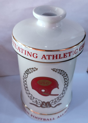 Botella Whiskey 1978 Usc Trojan Fottball Alumni Club Vintage (Usado)