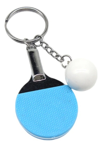 Llavero De Ping Pong Tenis De Mesa Raqueta Y Balon
