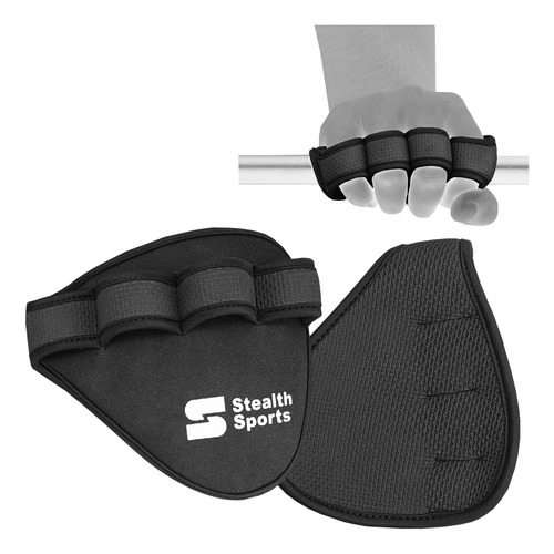 Almohadillas De Agarre Neopreno Gym Grip 2023 Negro Y Azul