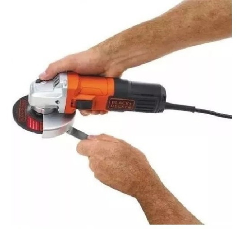 Esmerilhadeira angular Black+Decker G650 de 50 Hz laranja 650 W 220 V + acessório