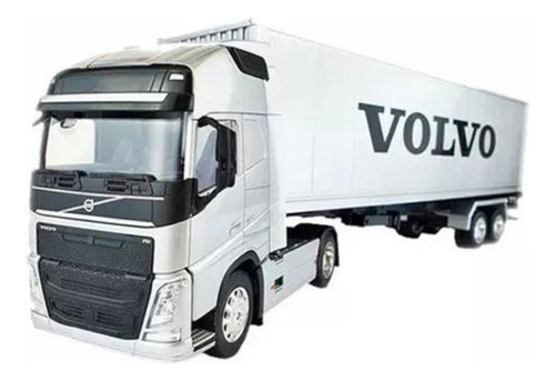 Camion De Coleccion Volvo Fh Con Contenedor Welly Cs