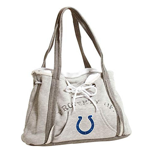 Bolso Capucha Nfl Mujeres Indianapolis Colts, Gris, 9.5...