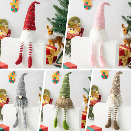 Felpa De Gnomos Navideños Accesorios De Tela De Escritorio D
