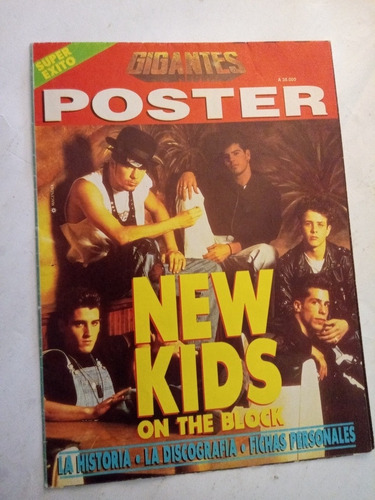 New Kids On The Block Poster Gigante - ' 91 (Usado)