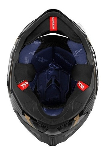 Capacete Esportivo Corrida Fechado Stealth Concept Brilhante