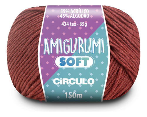 Fio Amigurumi Soft - Circulo Cor 4005- Terra