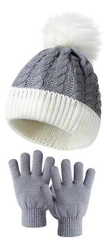 Gorro De Punto Y Guantes De Punto Térmicos Para Niños De Inv