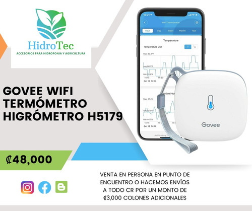 Govee Wifi Termómetro Higrómetro H5179