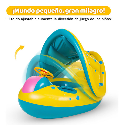 Boia De Piscina Para Crianças, Boia Fofa Com Cobertura