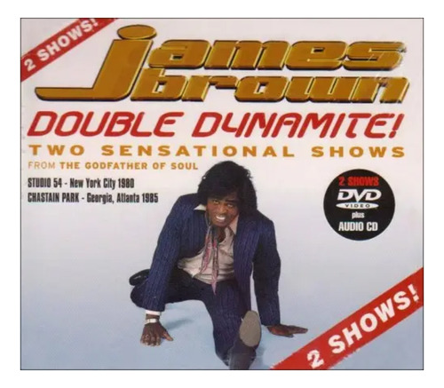 James Brown Nyc 1980 + Atlanta 1985 Dvd + Cd Importado 