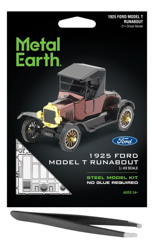 Fascinations Metal Earth 1925 Ford Model T Runabout Kit 3d