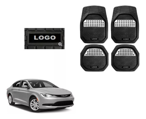 Tapetes 4pz Bandeja 3d Logo Chrysler 200 2015 2016 A 2020